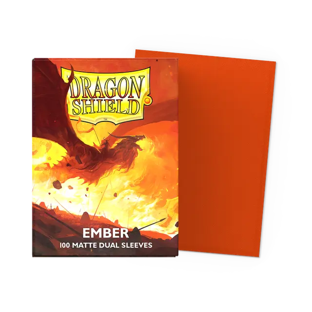 Dragon Shield Ember - Matte Dual Sleeves