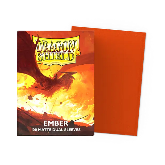 Dragon Shield Ember - Matte Dual Sleeves