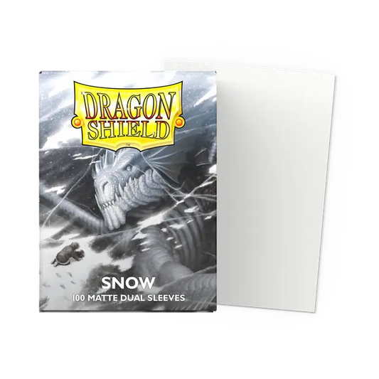 Dragon Shield Snow - Matte Dual Sleeves