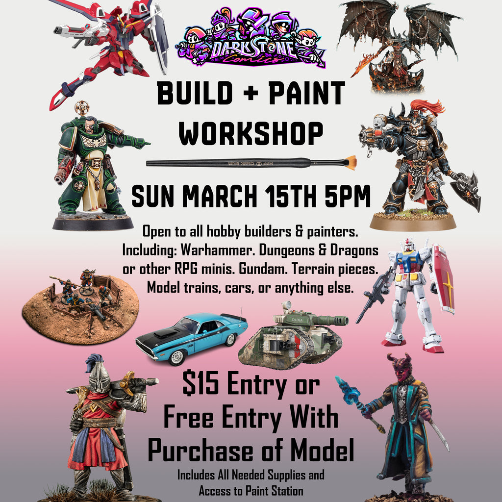 3/15 Hobby Build & Paint Workshop