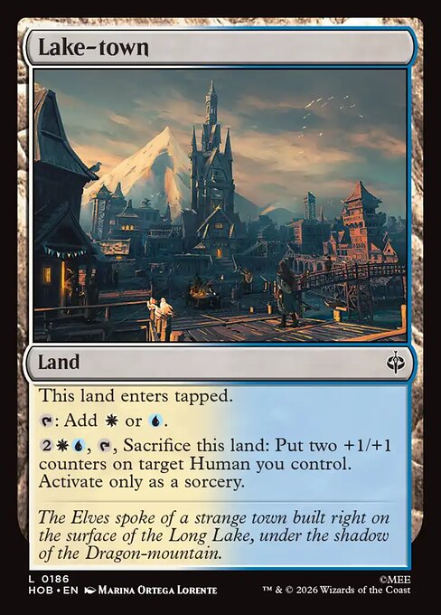 Lake-town - The Hobbit (HOB) #186 [Foil] [Foil]