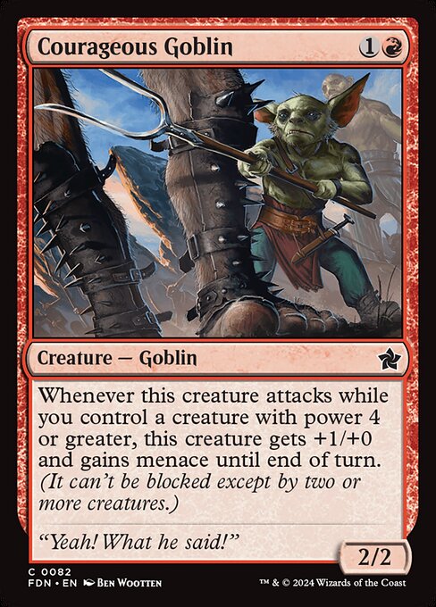 Courageous Goblin - Foundations () #82
