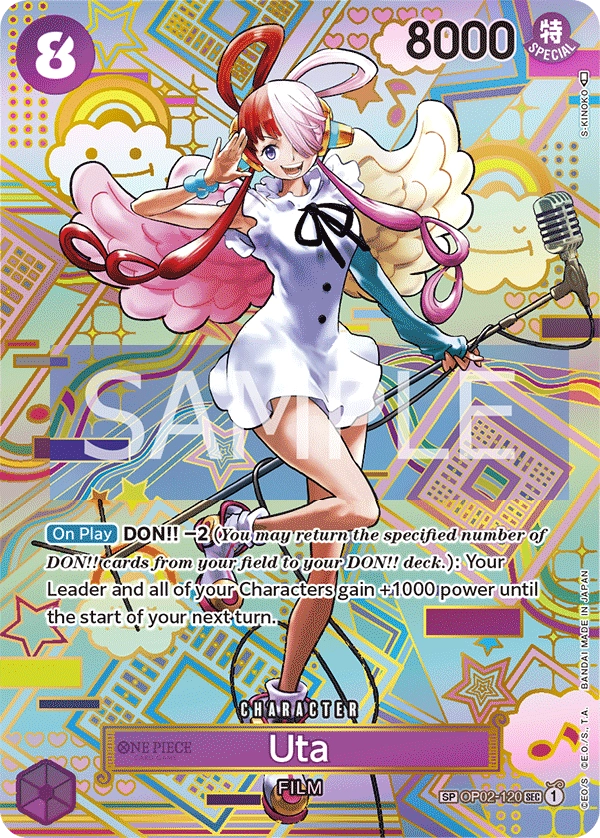Uta - OP-05 (OP02-120_p2) #120_p2 [Alt Art]