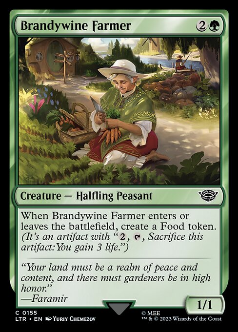 Brandywine Farmer - The Lord of the Rings: Tales of Middle-earth (ltr) #155 [Foil] [Foil]