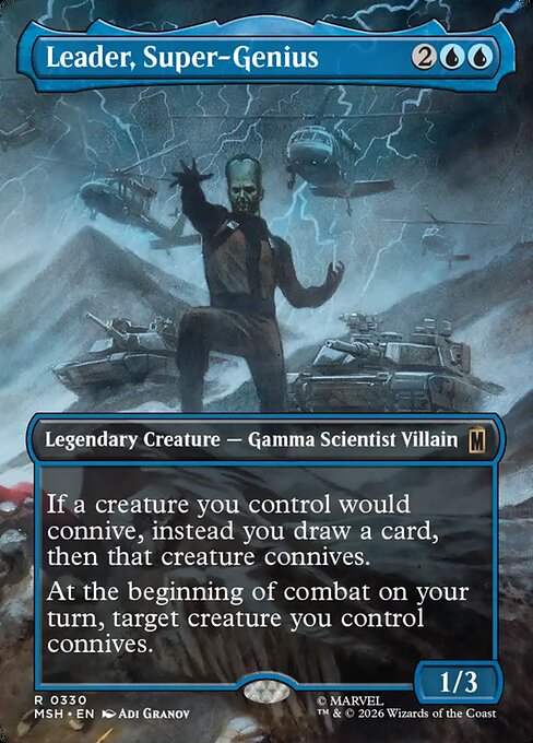 Leader, Super-Genius - Marvel Super Heroes () #330 [Foil] [Foil]