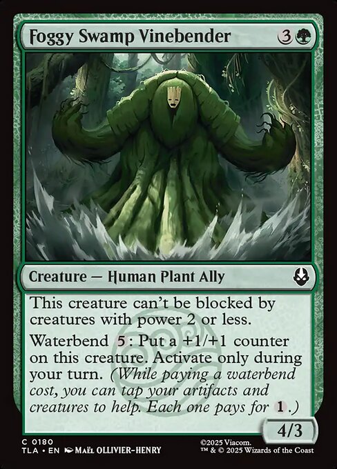 Foggy Swamp Vinebender - Avatar: The Last Airbender (TLA) #180 [Foil] [Foil]