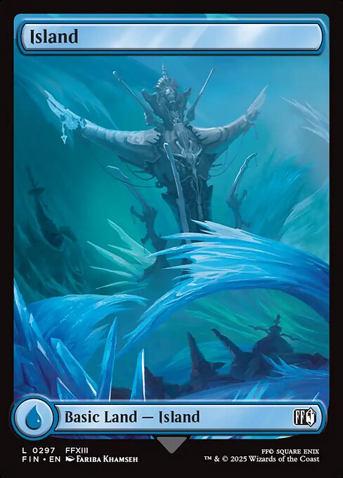 Island - Final Fantasy (FIN) #297 [Foil] [Foil]