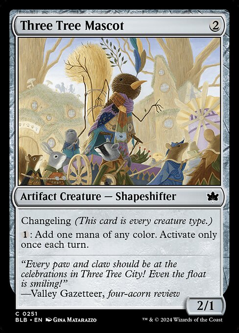 Three Tree Mascot - Bloomburrow (BLB) #251