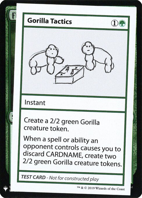Gorilla Tactics - Mystery Booster Playtest Cards 2019 () #76
