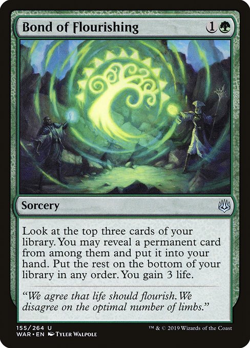 Bond of Flourishing - War of the Spark () #155