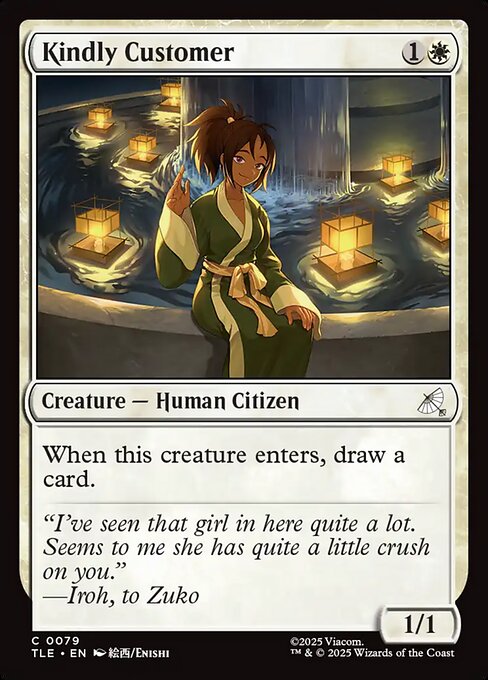 Kindly Customer - Avatar: The Last Airbender Eternal () #79 [Foil] [Foil]