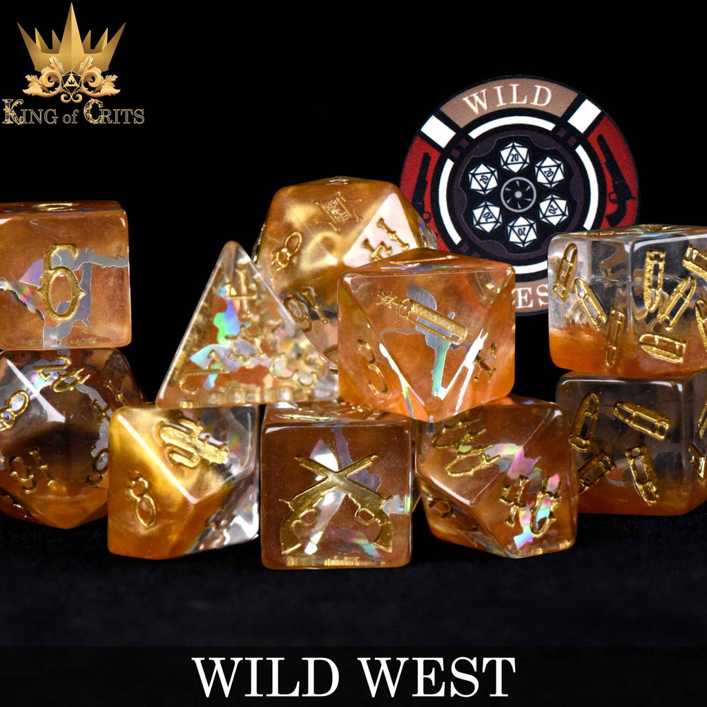 DNDDICEWHOLESALE.COM - Wild West - 11 Dice Set