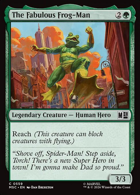 The Fabulous Frog-Man - Marvel Super Heroes Commander () #559
