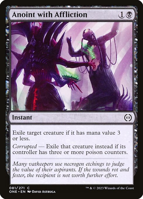 Anoint with Affliction - Phyrexia: All Will Be One () #81