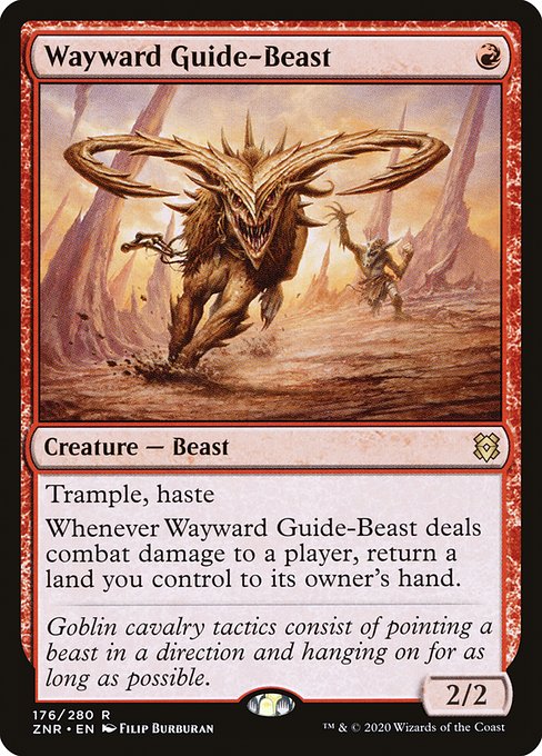 Wayward Guide-Beast - Zendikar Rising (ZNR) #176