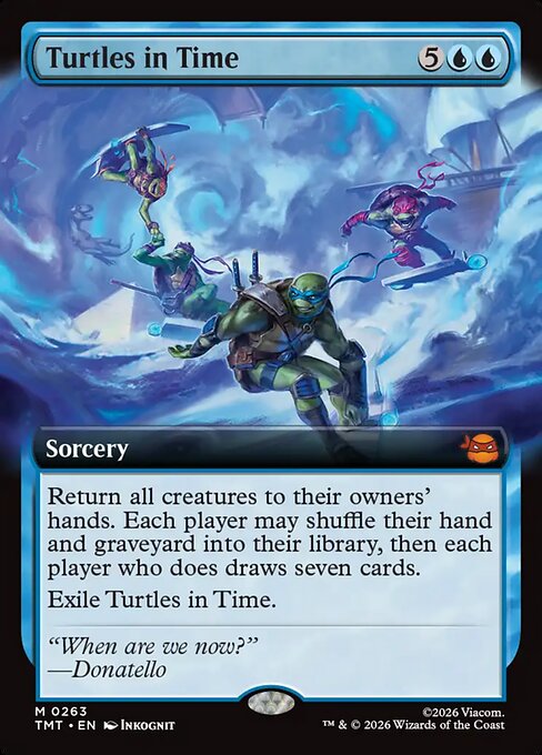 Turtles in Time - Teenage Mutant Ninja Turtles () #263 [Foil] [Foil]