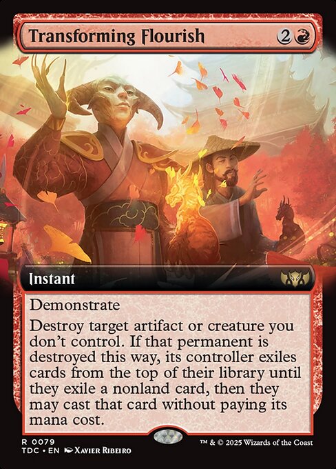 Transforming Flourish - Tarkir: Dragonstorm Commander () #79