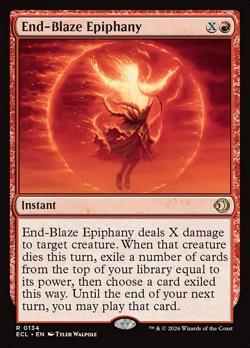 End-Blaze Epiphany - Lorwyn Eclipsed (ecl) #134