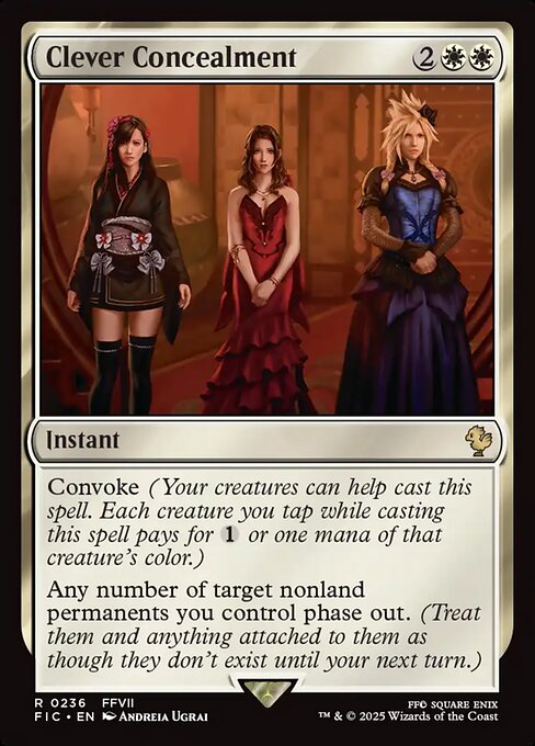 Clever Concealment - Final Fantasy Commander () #236