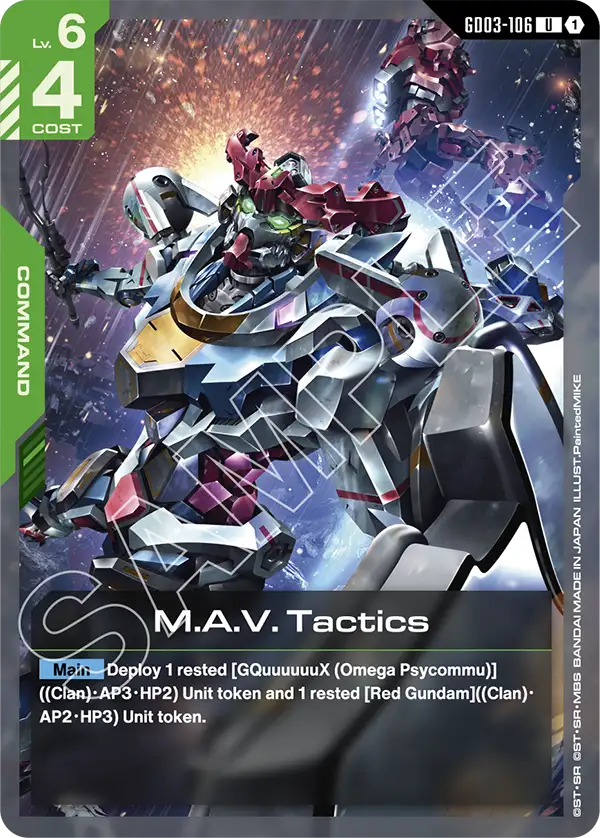M.A.V. Tactics - Steel Requiem (GD03-106) #106