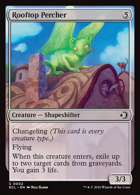 Rooftop Percher - Lorwyn Eclipsed () #2 [Foil] [Foil]