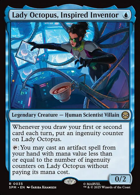 Lady Octopus, Inspired Inventor - Marvel's Spider-Man (SPM) #35 [Foil]