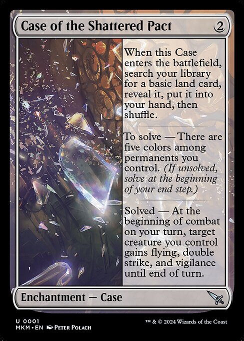 Case of the Shattered Pact - Murders at Karlov Manor (MKM) #1 [Foil] [Foil]