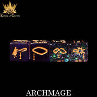DNDDICEWHOLESALE.COM - Archmage - 11 Dice Set