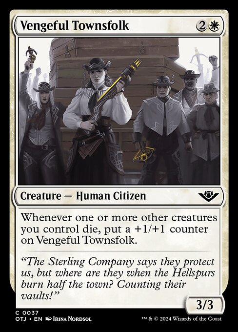 Vengeful Townsfolk - Outlaws of Thunder Junction () #37