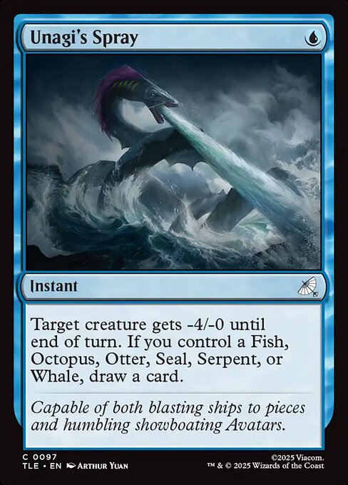 Unagi's Spray - Avatar: The Last Airbender Eternal () #97 [Foil] [Foil]