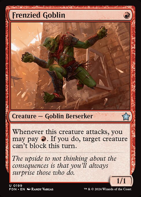 Frenzied Goblin - Foundations () #199