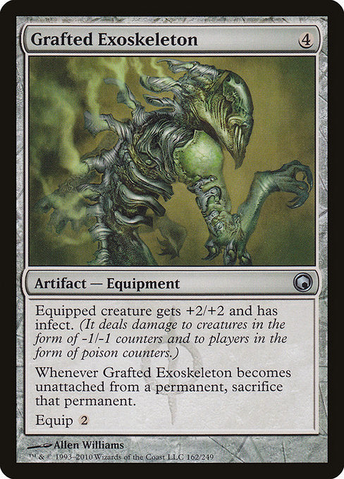 Grafted Exoskeleton - Scars of Mirrodin (SOM) #162 [Non-Foil]