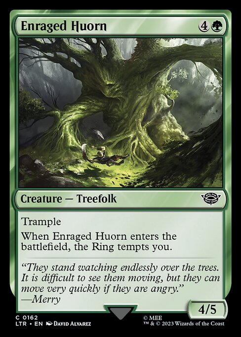 Enraged Huorn - The Lord of the Rings: Tales of Middle-earth (ltr) #162 [Foil] [Foil]