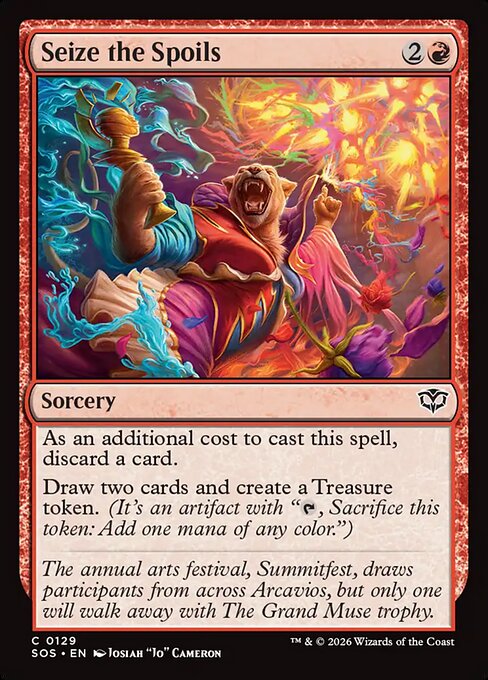 Seize the Spoils - Secrets of Strixhaven () #129 [Foil] [Foil]
