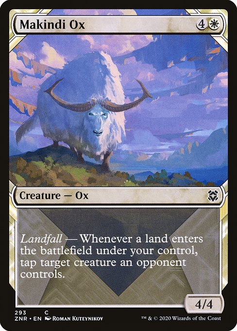 Makindi Ox - Zendikar Rising () #293