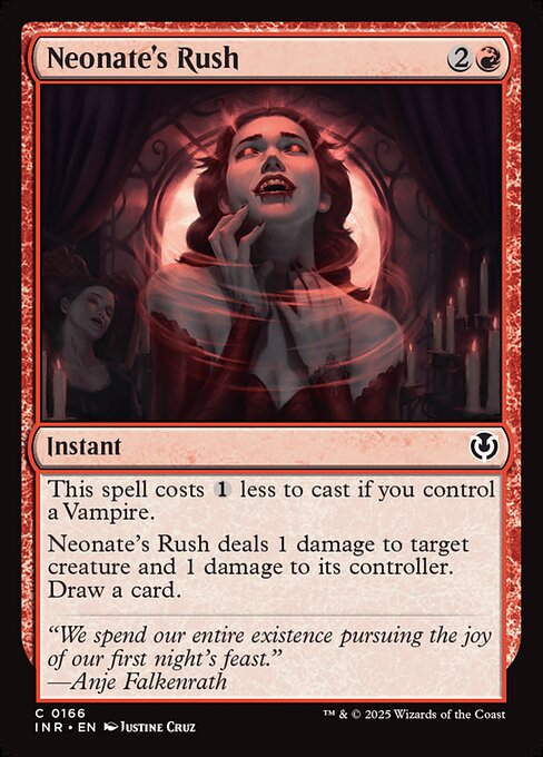 Neonate's Rush - Innistrad Remastered (inr) #166 [Foil] [Foil]