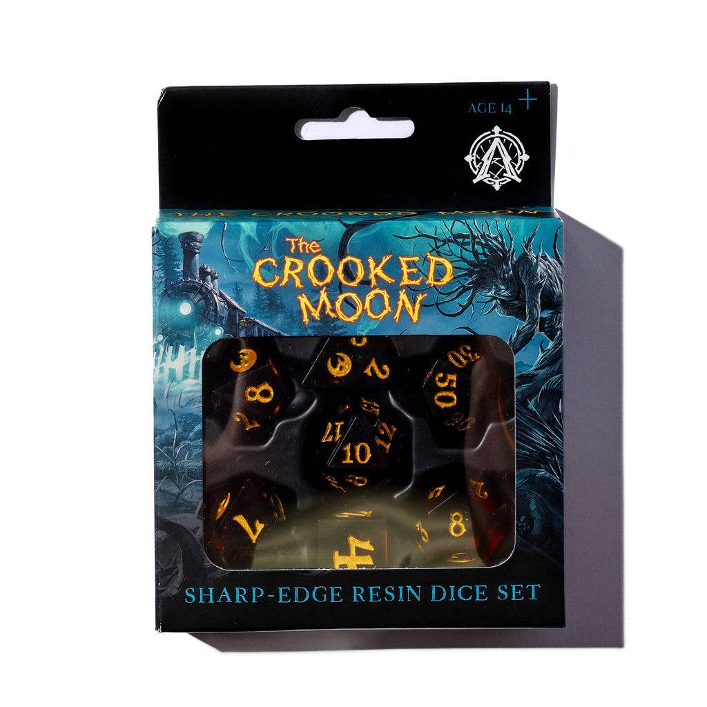 Avantris Entertainment - The Crooked Moon - Resin Dice Set