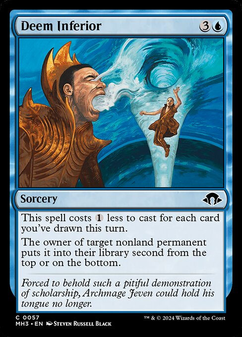 Deem Inferior - Modern Horizons 3 (mh3) #57 [Foil] [Foil]
