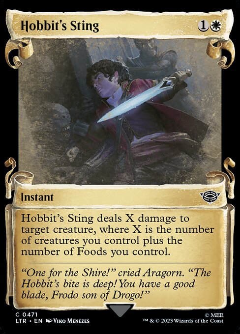 Hobbit's Sting - The Lord of the Rings: Tales of Middle-earth (ltr) #471 [Foil] [Foil]