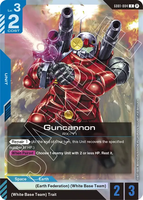 Guncannon - Newtype Rising [GD01] (GD01-004) #004