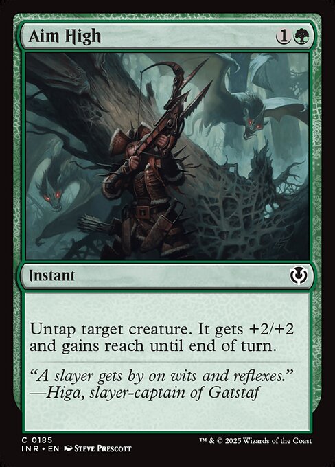 Aim High - Innistrad Remastered (inr) #185 [Foil] [Foil]