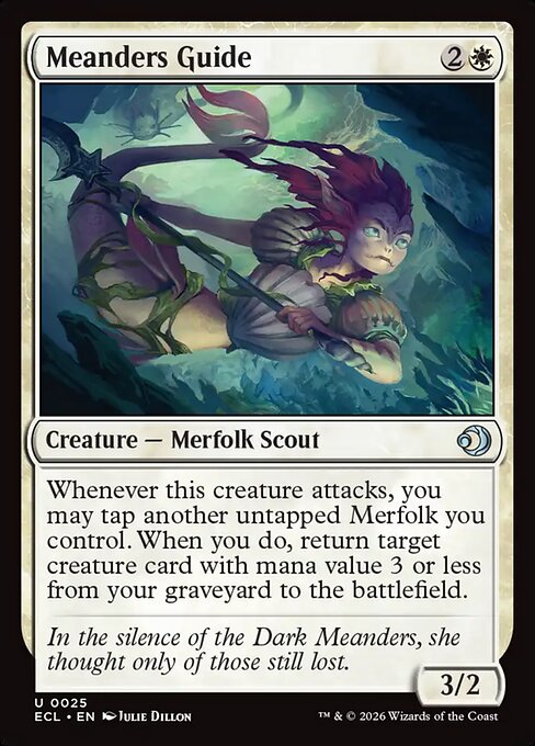 Meanders Guide - Lorwyn Eclipsed (ecl) #25 [Foil] [Foil]
