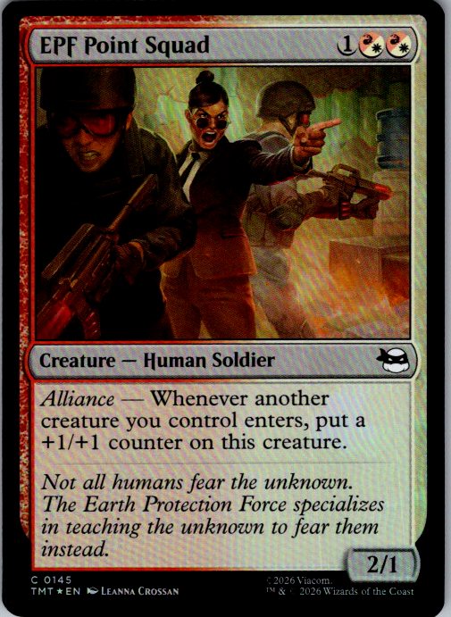 EPF Point Squad [Foil] - Teenage Mutant Ninja Turtles (TMT) #145 [Foil]