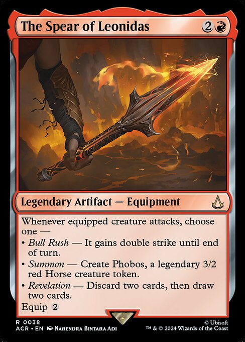 The Spear of Leonidas - Assassin's Creed () #38 [Foil] [Foil]