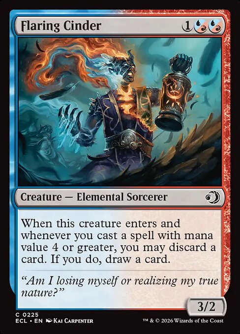 Flaring Cinder - Lorwyn Eclipsed (ecl) #225