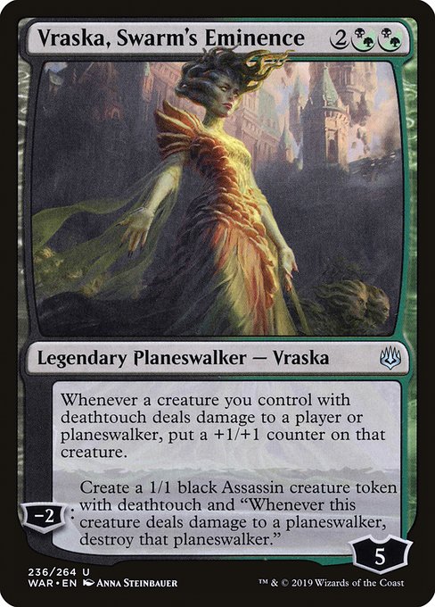 Vraska, Swarm's Eminence - War of the Spark (WAR) #236 [Foil] [Foil]