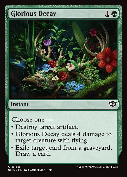 Glorious Decay - Secrets of Strixhaven () #150 [Foil] [Foil]
