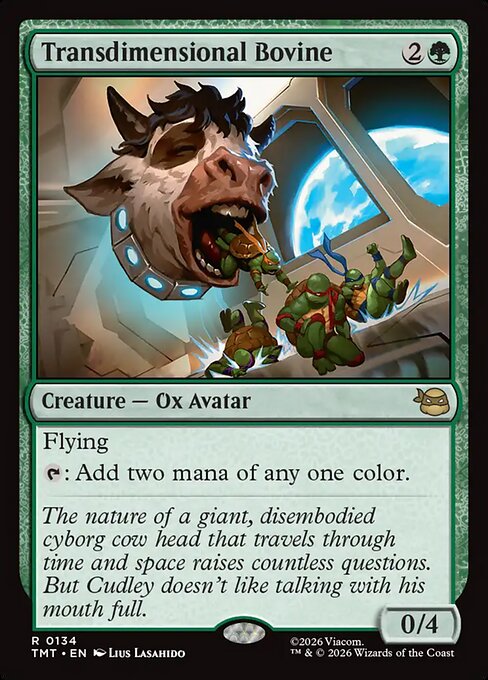 Transdimensional Bovine - Teenage Mutant Ninja Turtles () #134 [Foil] [Foil]