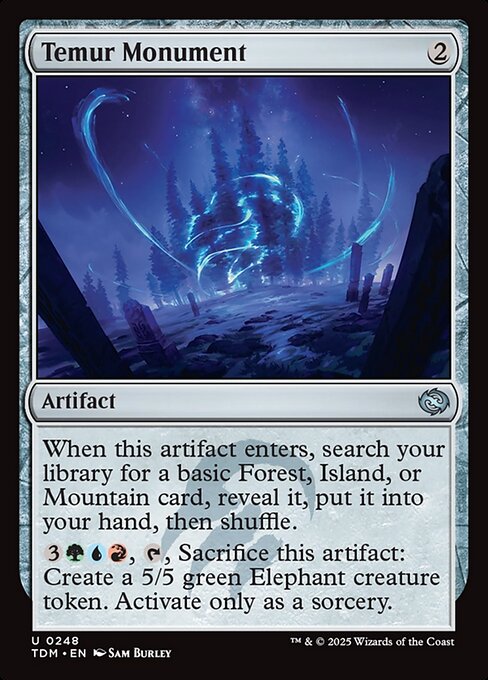 Temur Monument - Tarkir: Dragonstorm () #248