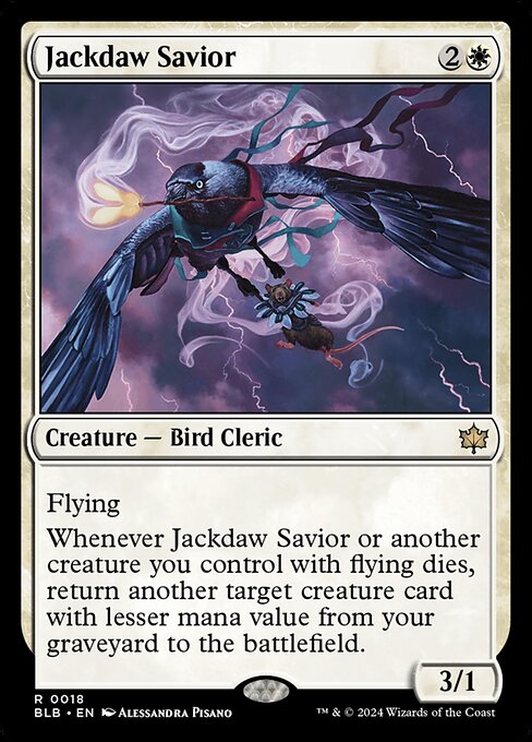 Jackdaw Savior - Bloomburrow (BLB) #18